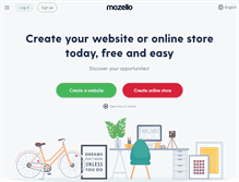 Tablet Screenshot of mozello.com
